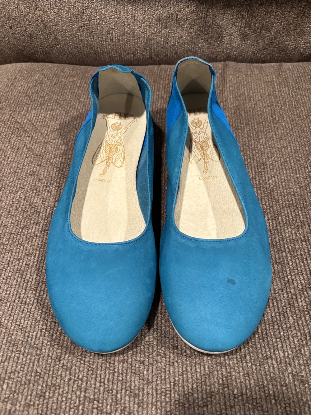 Fly London Cupido Leather Slip On Flats